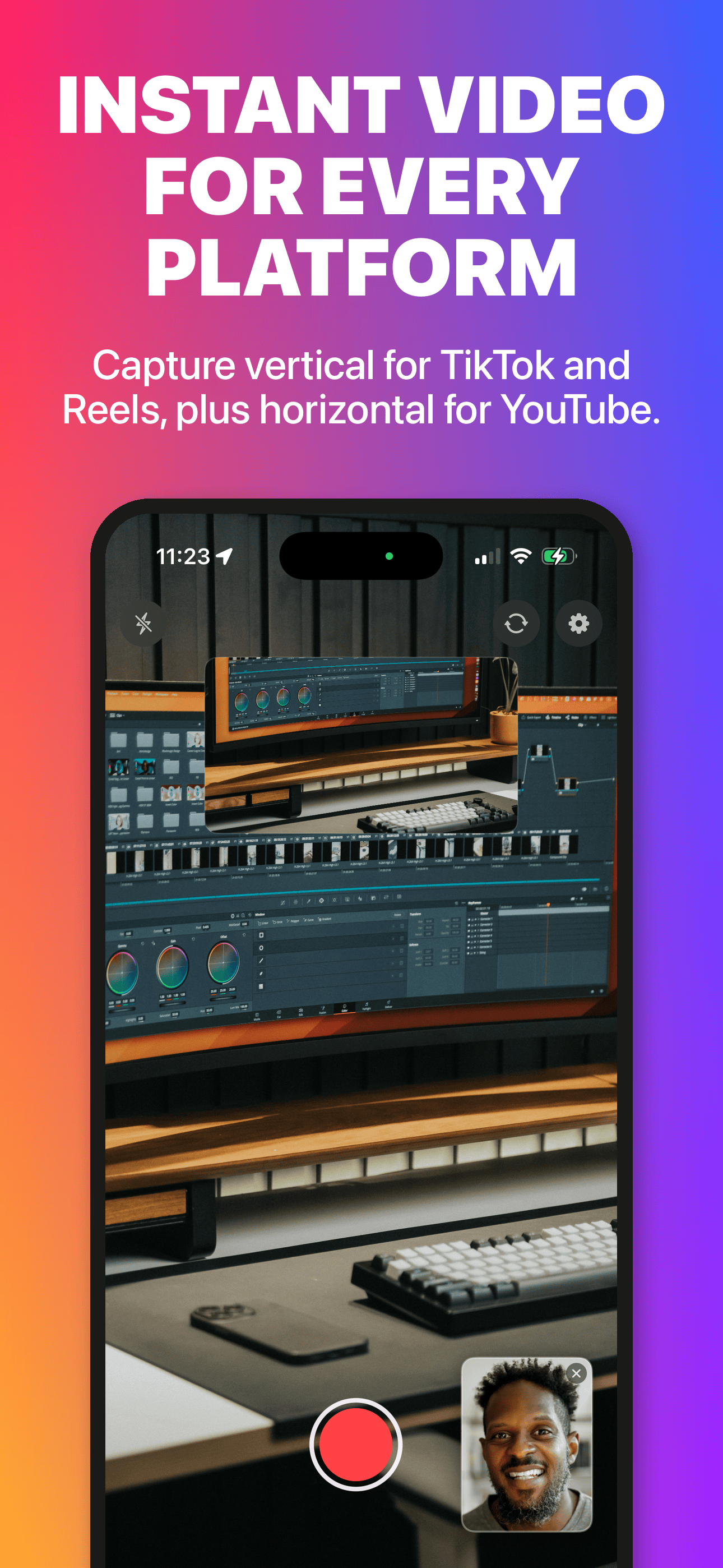 Instant Platform - vertical and horizontal from one take